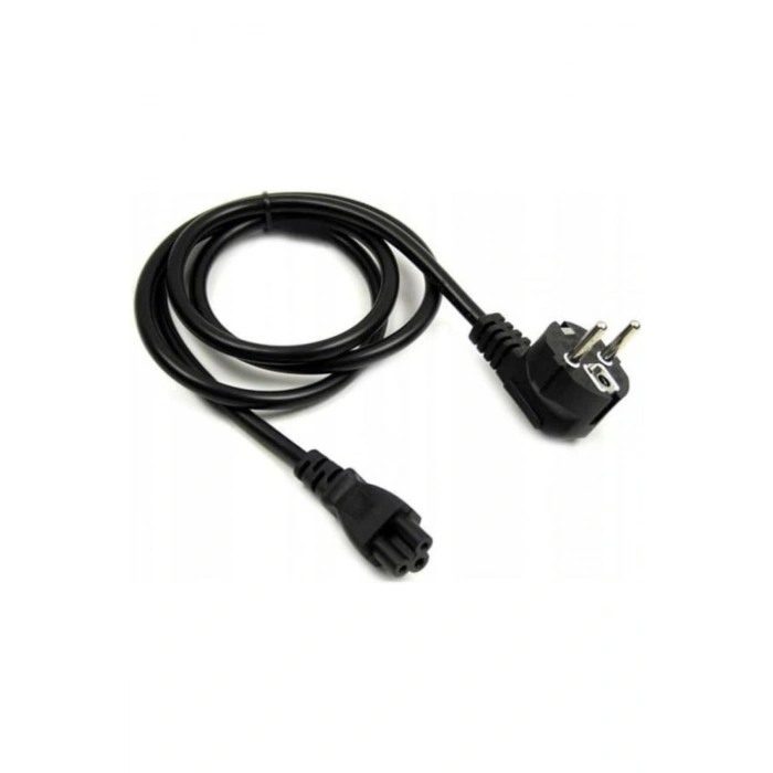 Premium 1.8m Topraklı Yonca Power Kablosu (0.75mm² Saf Bakır)