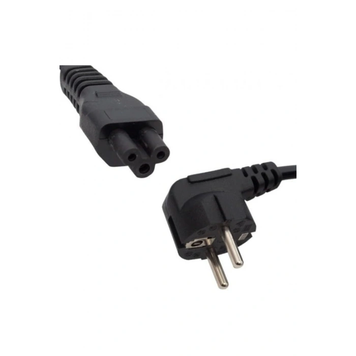 Premium 1.8m Topraklı Yonca Power Kablosu (0.75mm² Saf Bakır)