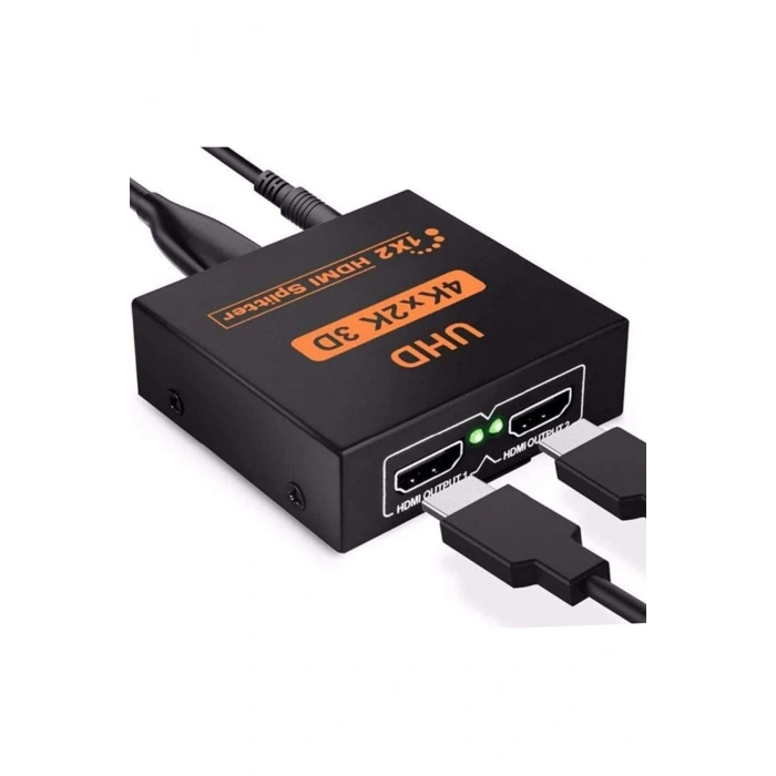 4K Ultra HD 3D 2 Port HDMI Splitter Çoğaltıcı (1 Giriş 2 Çıkış)