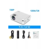 Projeksiyon Cihazı P62 Full HD Destekli Wifi & iOS & Android Cep Tel Yansıtma Mini