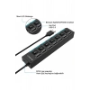7 Port USB Hub Çoğaltıcı - Işıklı ve AçmaKapama Anahtarlı Çoklu USB 2.0 Adaptör (Tak&Çalıştır)
