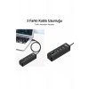 Combo 3 Port USB 2.0 Hub + TF / SD Kart Okuyucu