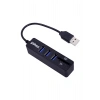 Combo 3 Port USB 2.0 Hub + TF / SD Kart Okuyucu