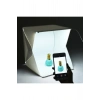 Mini Stüdyo 40x40 cm LED Işıklı Pratik Katlanabilir Ürün Fotoğraf Çekim Çadırı (Taşıma Çantalı)