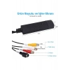4 Kanal USB EasyCap Video DVR Yakalama ve Kayıt Kartı (RCA / BNC Uyumlu)