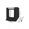 40x40 cm 2x32 LED Işıklı Taşınabilir Fotoğraf Çekim Çadırı Stüdyo Kutusu (6 Farklı Fon)