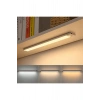 40 cm Sensörlü Alüminyum USB Şarjlı LED Gece Lambası – 3 Renk Kısılabilir Mutfak Tezgah & Dolap İçi Aydınlatma