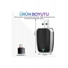 2si 1 Arada Kablosuz CarPlay & Android Auto Mini USB Adaptör (Type-C OTG Destekli Dönüştürücü)