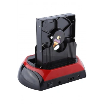 USB 2.0 Docking Combo 2.5 / 3.5 IDE SATA HDD Docking Station - Çoklu Kart Okuyucu ve USB Hub