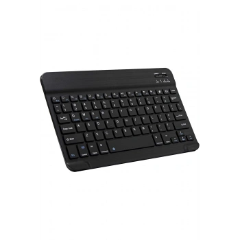 Mini Bluetooth Şarjlı ve Pilli Slim Rubber Kablosuz Klavye