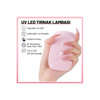 Mini 6 Watt USB UV LED Tırnak Oje Kurutma Makinesi