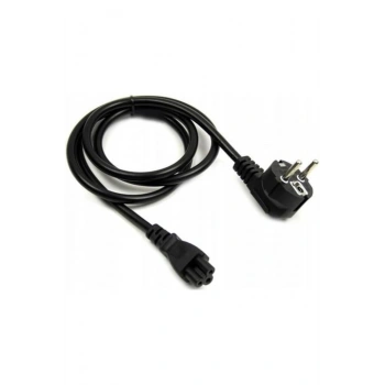 Premium 1.8m Topraklı Yonca Power Kablosu (0.75mm² Saf Bakır)
