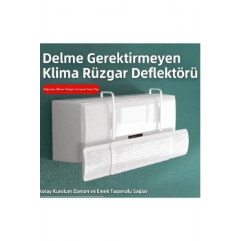 Ayarlanabilir Mikro Delikli Split Klima Rüzgar Siperliği (Rüzgar Kesici Hava Kalkanı)
