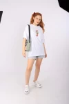 Beyaz Dragon Rider Girl Unisex Tshirt