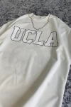 Beyaz UCLA Bruins Baskılı Unisex Tshirt