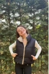 Çift Taraflı Kısa Puffer Yelek Siyah