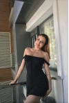 Drapeli Mini Elbise Siyah