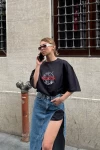 Füme Profesor Sırt Baskılı Unisex Tshirt