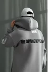 Giving Moment Üç İplik Elbise Gri