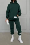 Giving Movement Armalı Üç İplik Unisex Eşofman Takımı Yeşil