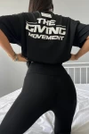 Giving Movement Taytlı Takımı Siyah