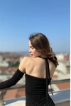 Kollu Pencere Detay Elbise Siyah