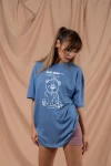 Mavi Sad Bear Unisex Oversize Tshirt