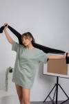 Mint Basic Unisex Oversize Tshirt