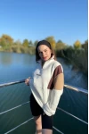 New York Nakışlı Parçalı Unisex Sweatshirt Beyaz