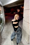 Önü Kesik Detay Bodysuit Siyah