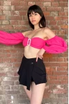 Önü Tokalı Bluz Pembe