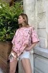 Pudra Ağaç Kaplan Unisex Dijital Tshirt