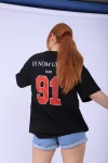 Siyah Chicago 91 Unisex Tshirt