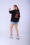 Siyah Chicago 91 Unisex Tshirt
