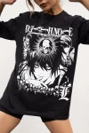 Siyah Death Note Unisex Tshirt