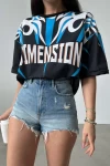 Siyah Dimension Unisex Tshirt