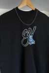 Siyah NY Go Yankees Unisex Tshirt