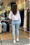 Yüksek Bel Skinny Jean - Açık Mavi