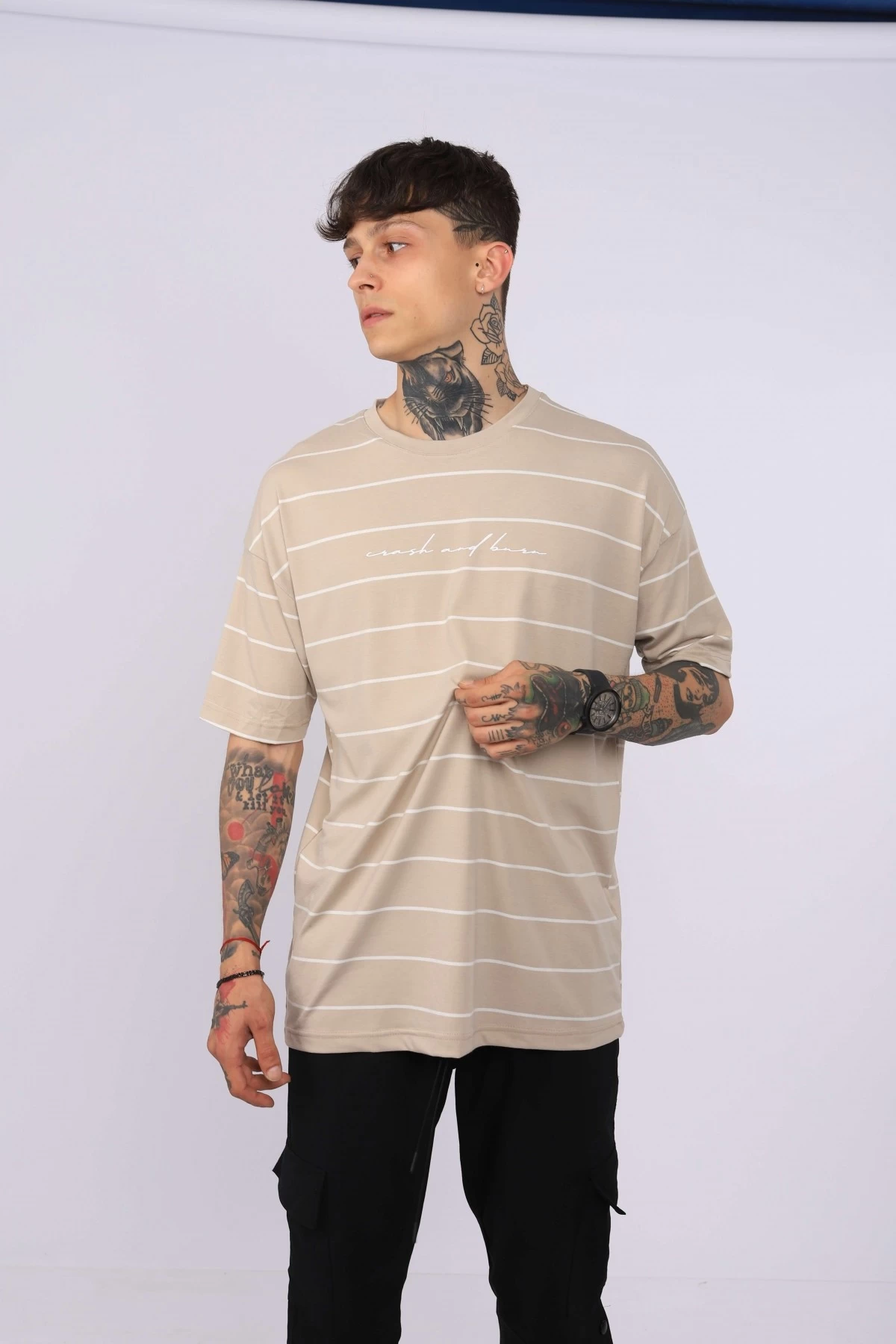 Bej Crash And Basic Man Unisex Tshirt