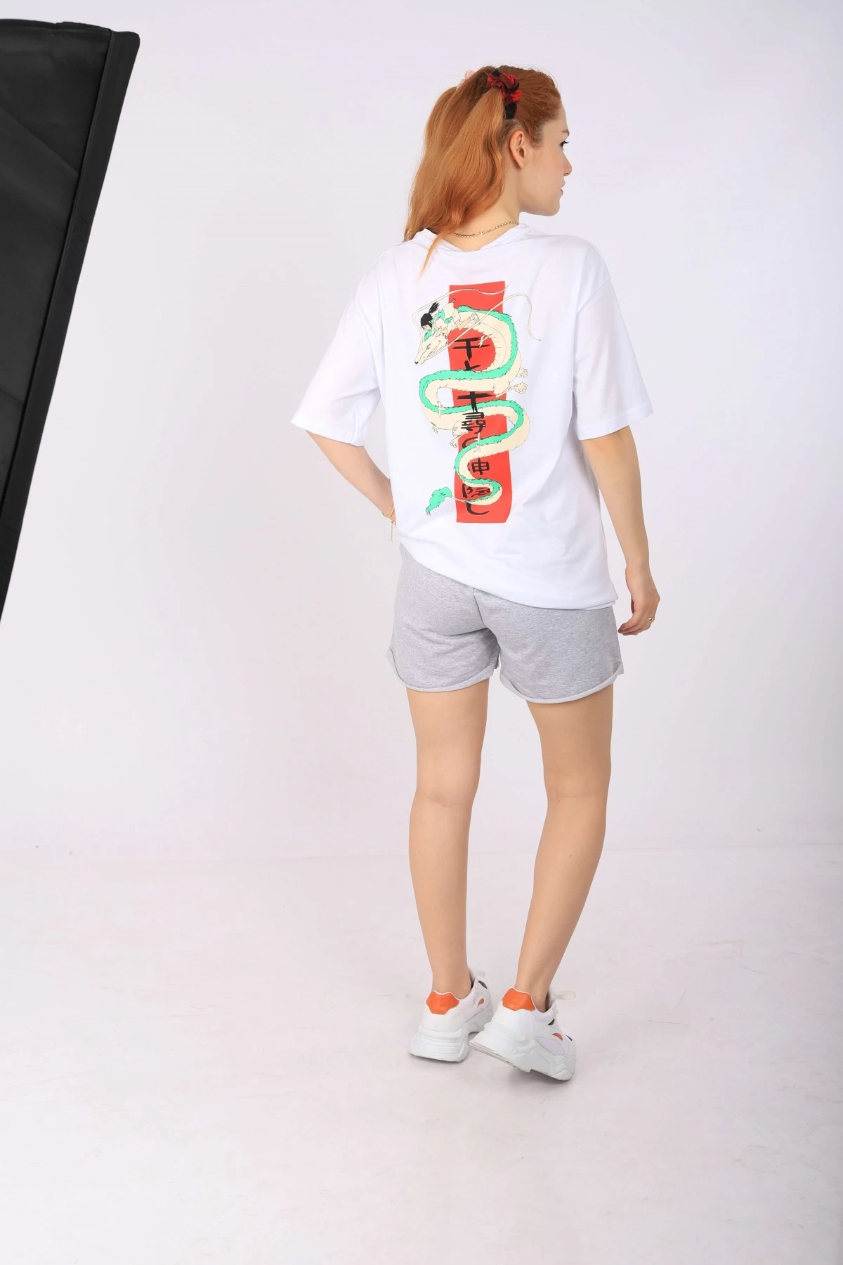 Beyaz Dragon Rider Girl Unisex Tshirt