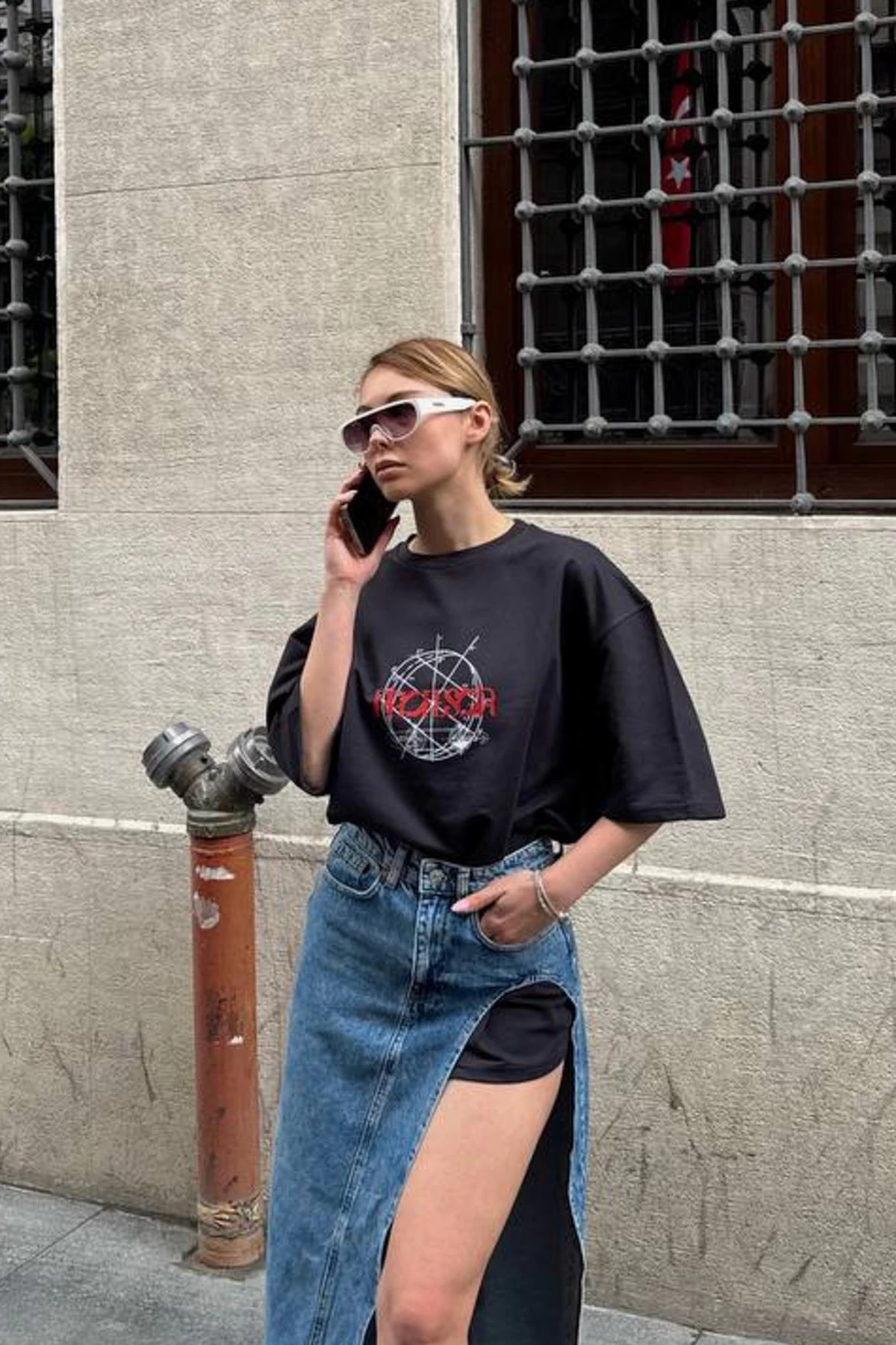 Füme Profesor Sırt Baskılı Unisex Tshirt