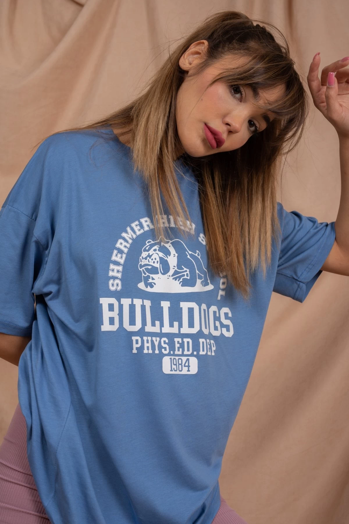 Mavi Bulldogs Unisex Oversize Tshirt