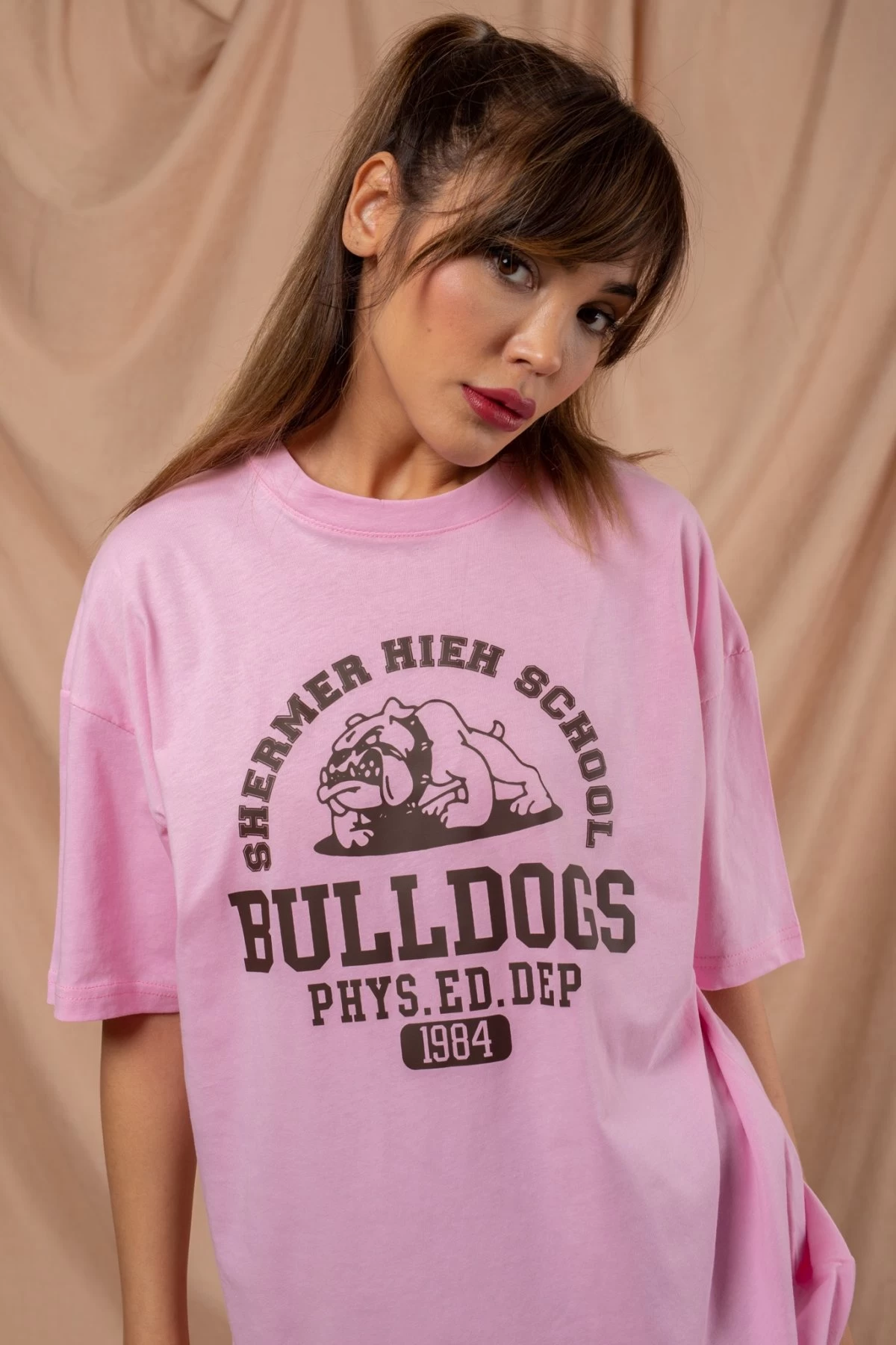 Pembe Bulldogs Unisex Oversize Tshirt