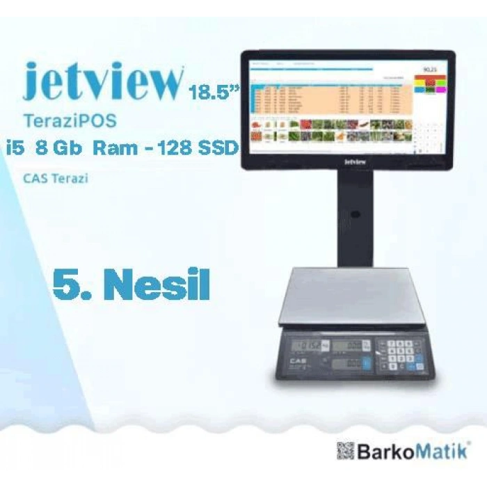 18.5 İ5 5.N 8 GB RAM 128 DİSK TERAZİPOS TPC 1006
