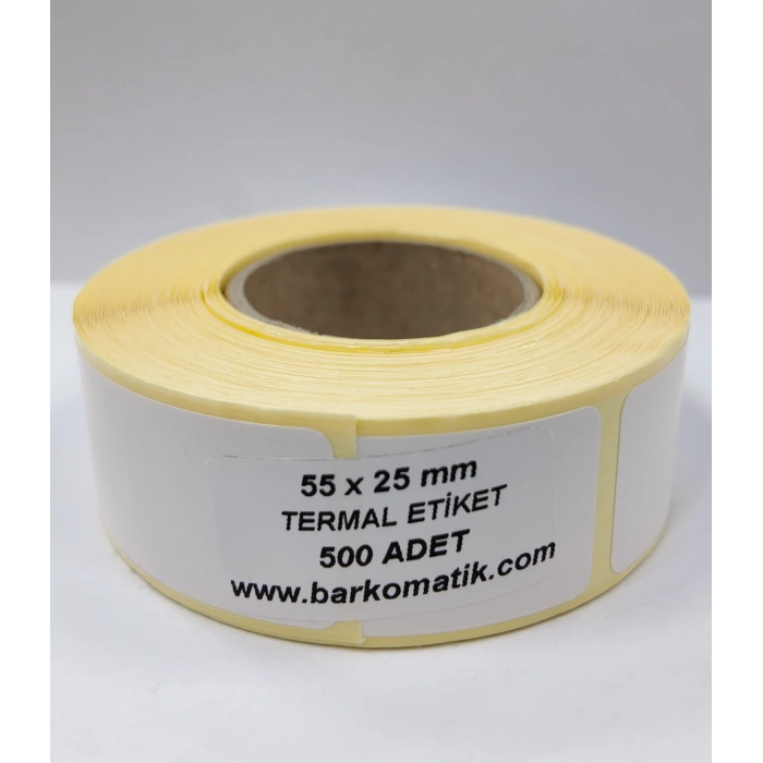 25X55 TERMAL ETİKET 500 ADET