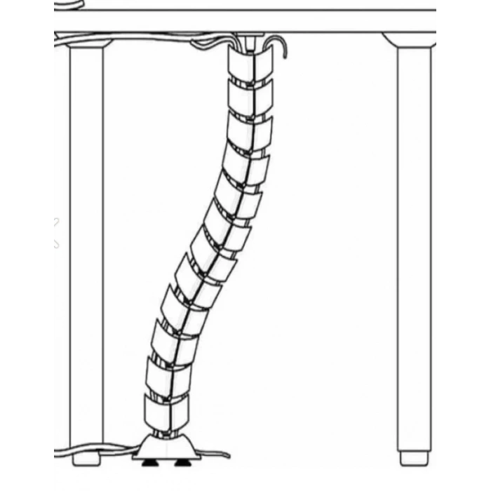 Kablo Organizer Omurga Tipi - Gri