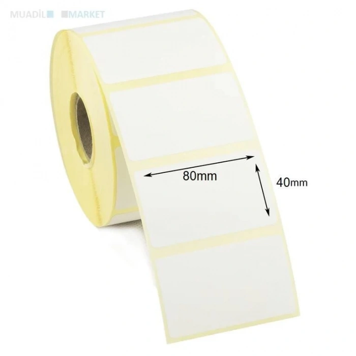 80X40 WELLUM ETİKET 1000Lİ TEKLİ