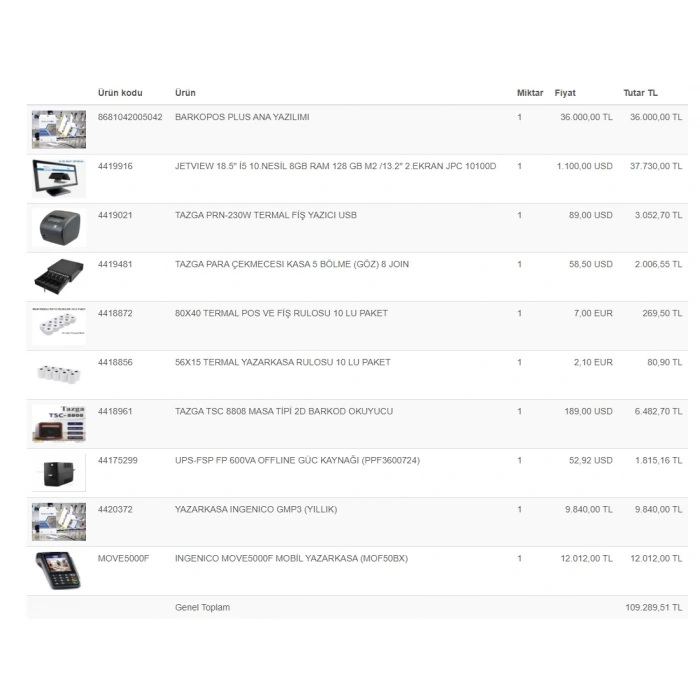 BARKOPOS SELF-SERVİS  PAKET