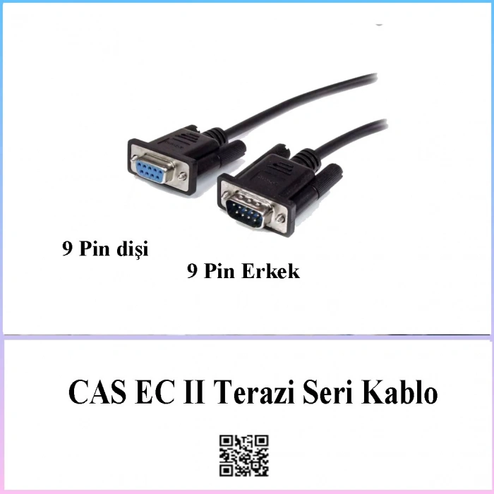 CAS EC II KABLO 9 PIN SERİ - COM