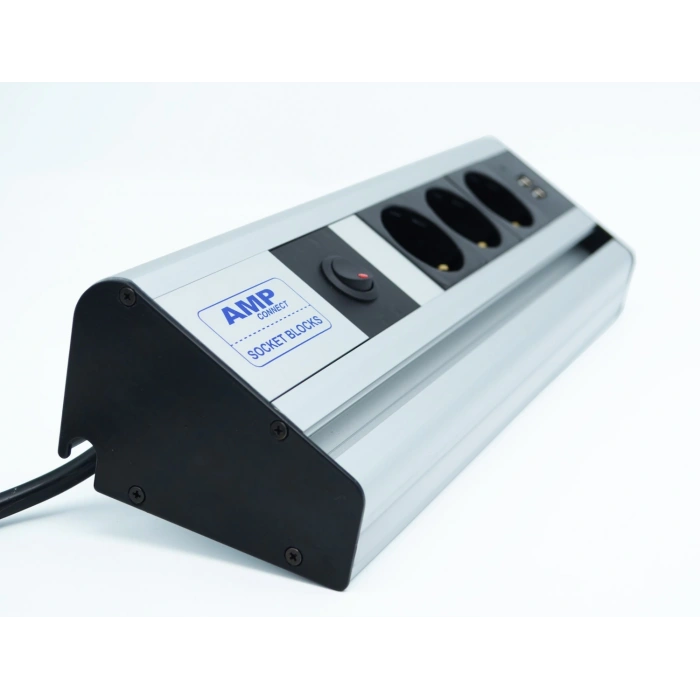 Mutfak Tezgah/Dolap Altı Ledli Armatür (4 Şebeke+ Anahtar+Led)- ELOKSAL